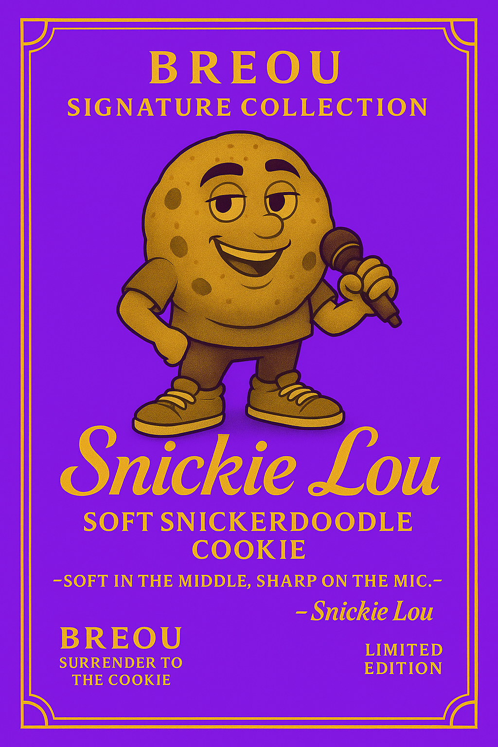 SNICKERDOODLEZ “SNICKIE LEE” COOKIES, Half Dozen