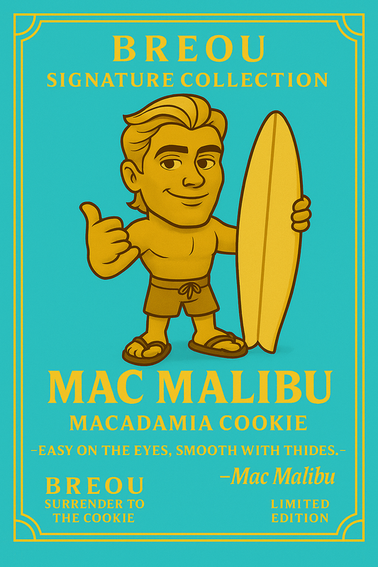 MALIBU GIANT WHITE  MACADAMIA COOKIES – Half Dozen