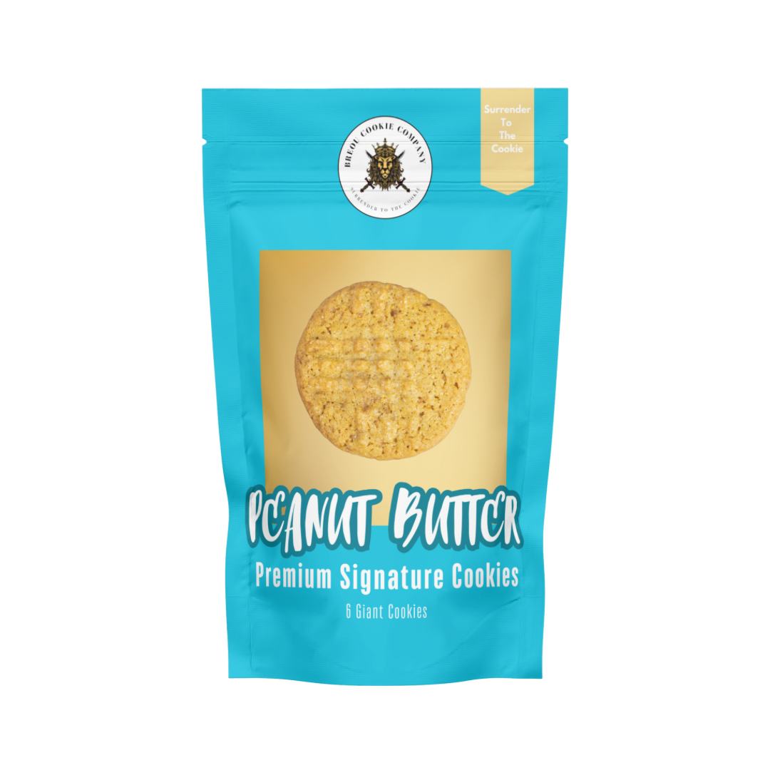THE OLD FASHIONED  PEANUT BUTTER COOKIES - Half Dozen
