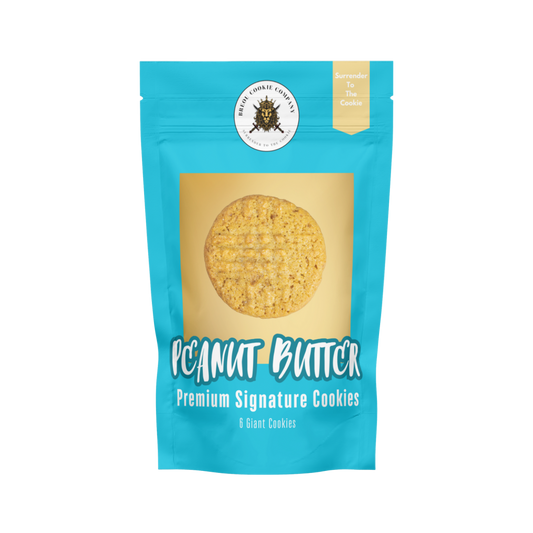 THE OLD FASHIONED  PEANUT BUTTER COOKIES - Half Dozen